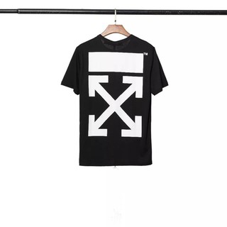 áo thun tay lỡ nam nữ form rộng off white phản quang màu đen Ngầu Store  MathewStore