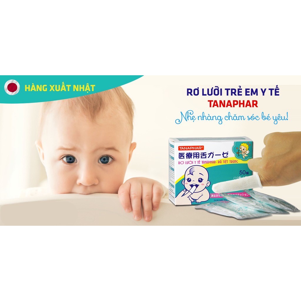 Gạc Rơ Lưỡi Trẻ Em Tiệt Trùng - Tiêu Chuẩn Xuất Nhật, An Toàn, Sạch Sẽ, Tiện Dụng Cho Mẹ - Kingler 7040