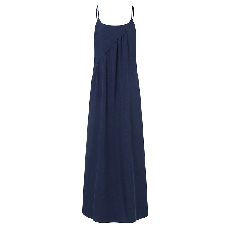 Đầm Maxi Retro sát nách ZANZEA thiết kế rộng rãi thoáng mát cho nữ