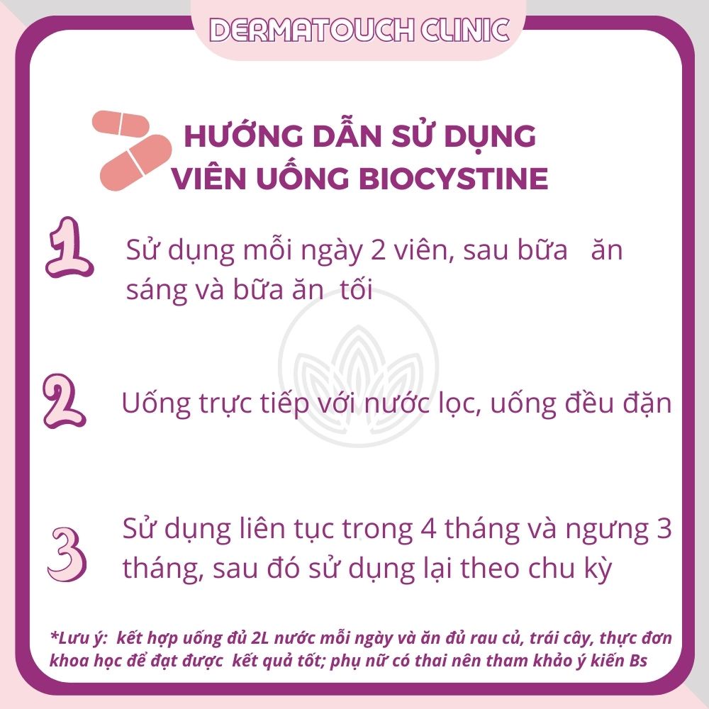 Biocystine viên uống chăm sóc hỗ trợ đẹp da, trắng da, mọc tóc, mọc móng (30 viên) | BigBuy360 - bigbuy360.vn