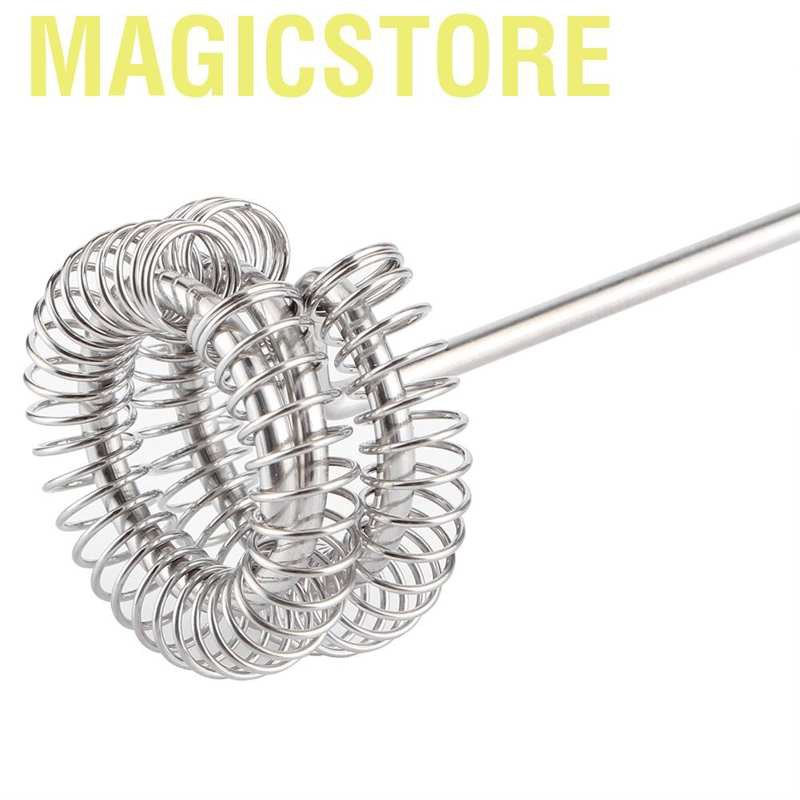 Magicstore Handheld milk frother  electric with rustproof whisk 3-speed USB rechargeable coffee mixer stirrer egg