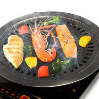Vĩ Nướng Tráng Men Có Khay Hứng Dầu