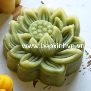 Khuôn trung thu 50g 01 mặt sen nở