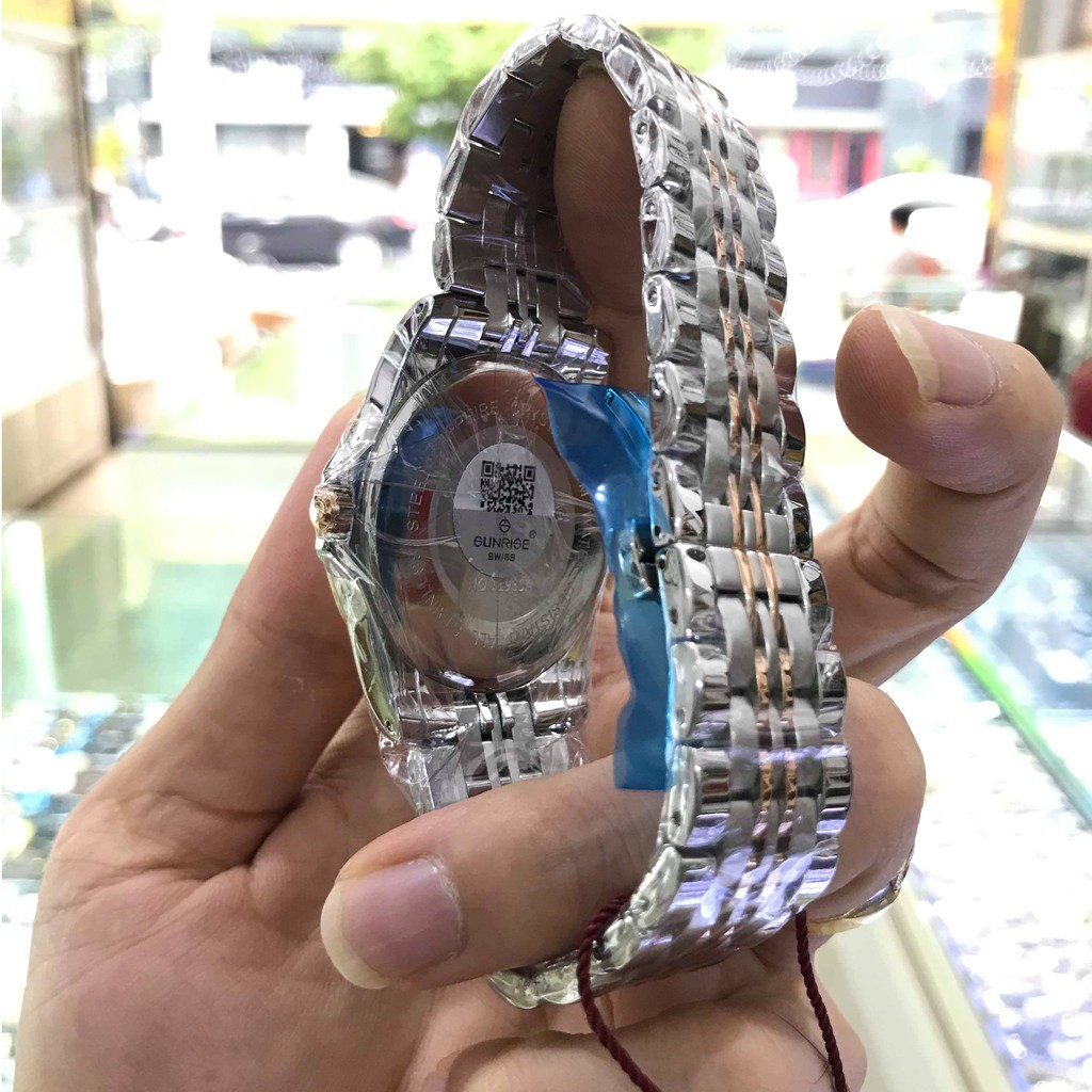 Đồng hồ Nam SUNRISE 1198SAH full hộp, thẻ chính hãng, kính sapphire chống xước chống | BigBuy360 - bigbuy360.vn
