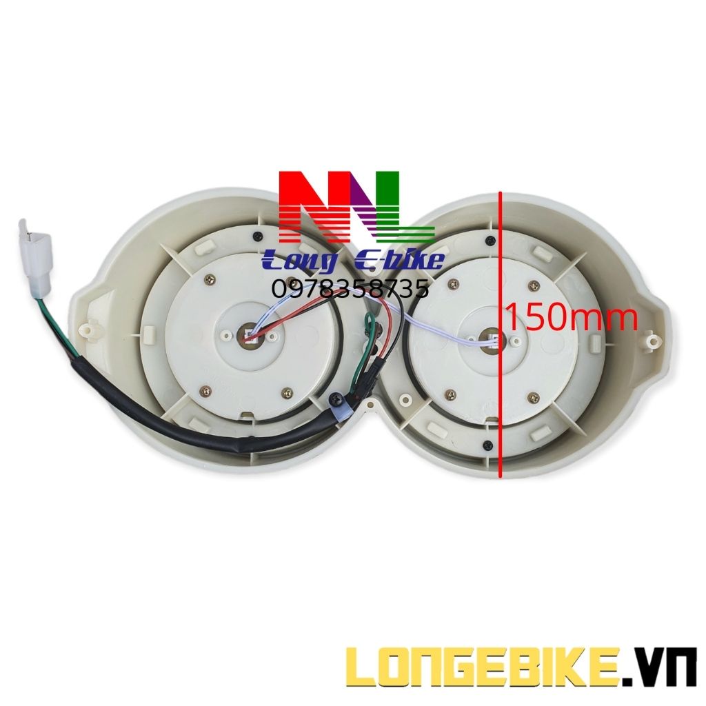 Đèn mắt minion gắn xe điện gogo