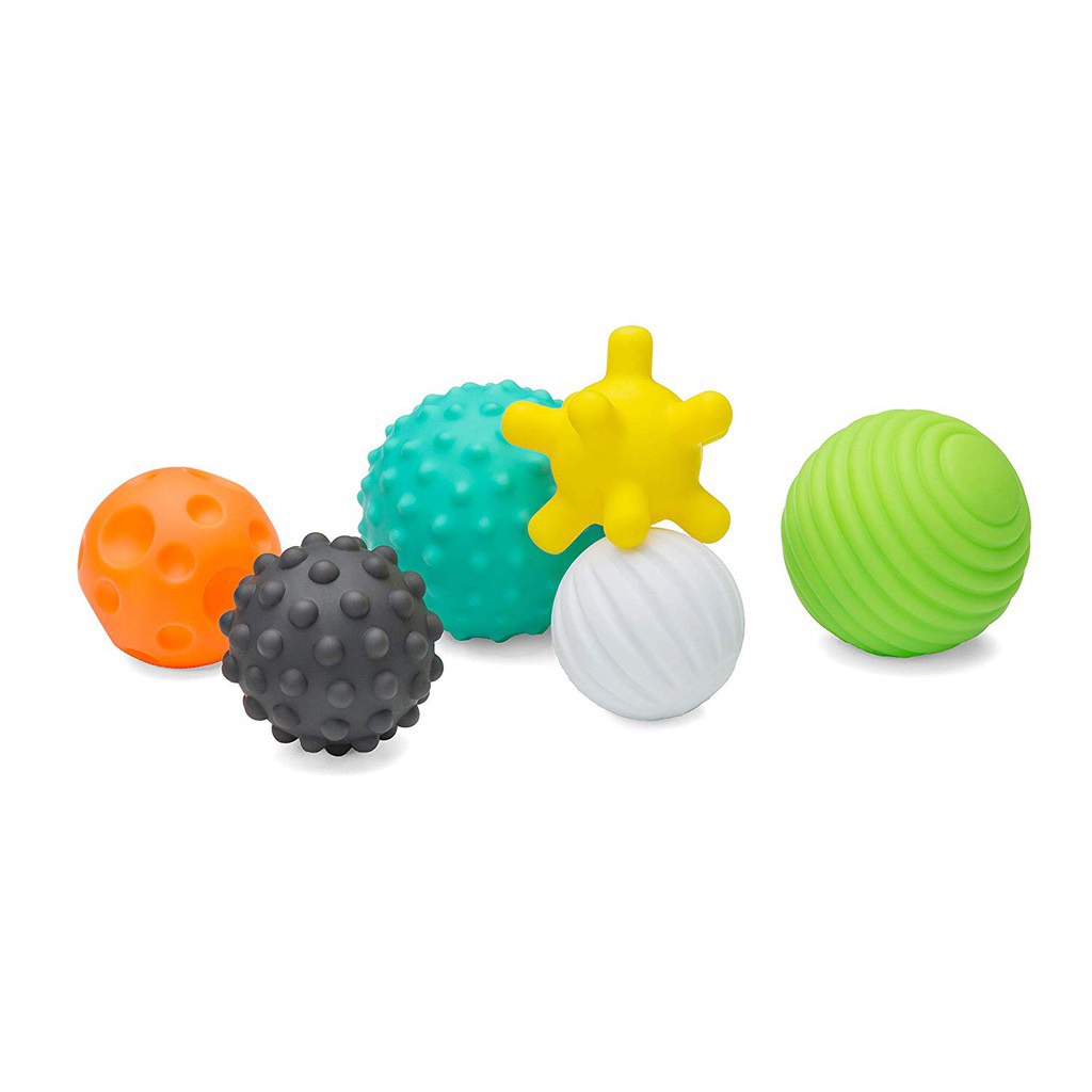 Set 6 - 10 banh cảm giác INFANTINO TEXTURED MULTI BALL SET