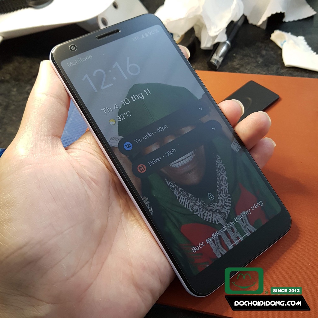 Miếng dán PPF Hydorgen Google Pixel 3a XL trong, nhám, đổi màu cao cấp