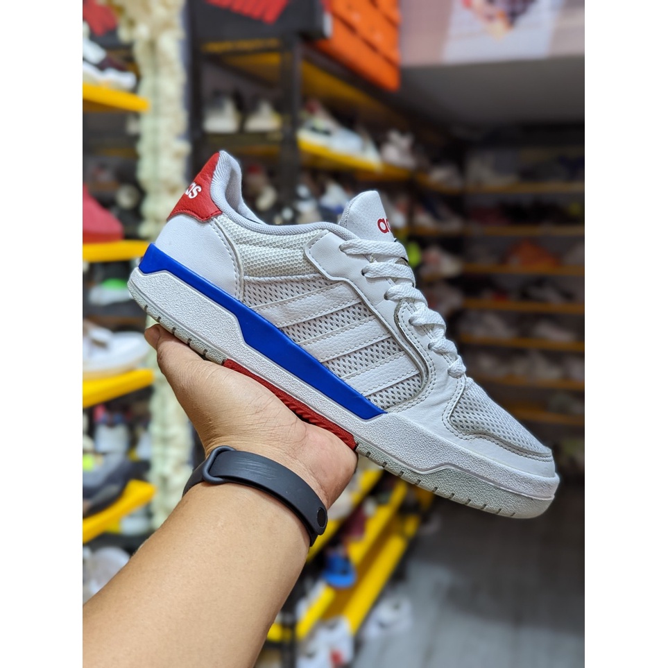 Giày 2hand Adidas Neo ENTRAP Cloud White Blue Red Shoes FX3978 - Giày Cũ Sài Gòn 431