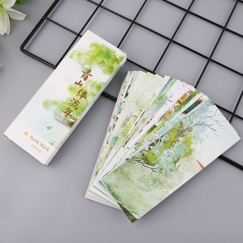 Bộ 30 thẻ bookmark nhiều mẫu đánh dấu trang, mẫu khác nhau, hình ảnh đẹp