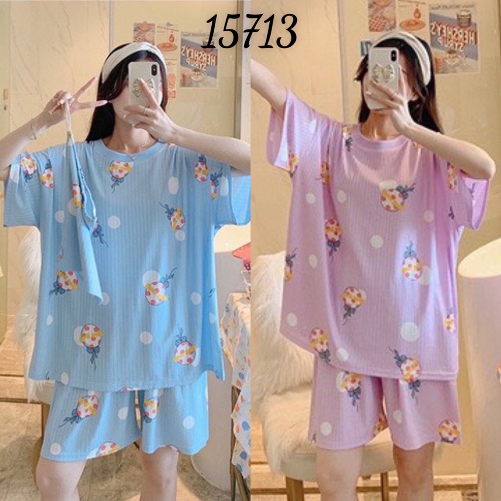 Đồ Bộ short BIG SIZE họa tiết B o n g B ó n g SS-DAI 15713