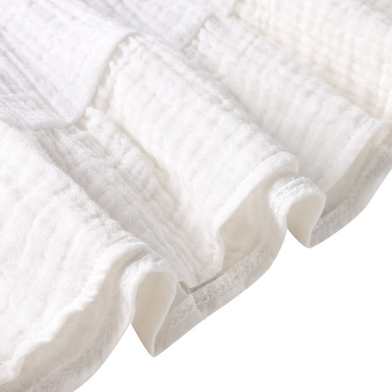 Đầm Tay Loe Thêu Hoa Cho Bé Gái