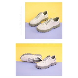 Giày Sneaker/ Thể Thao Dusto (kem phối rêu rêu, giá gốc 1850k giảm còn 395k)-Hàng sẵn đpẹ như hình 100%