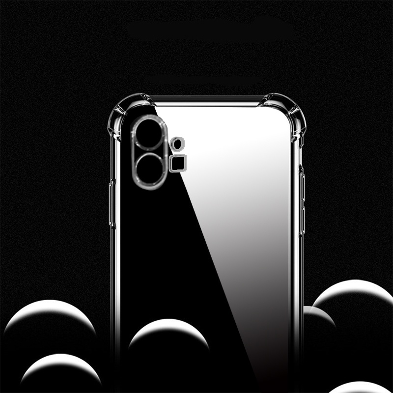 Air-bag Case Bumper Cover Transparent Clear Antiknock Soft TPU Shell for Nothing Phone 1 One Phone1  6.55 inch
