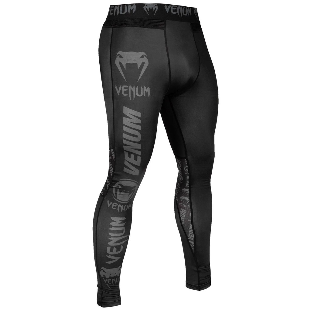 Quần bó Venum Logos Tights- Black/Grey