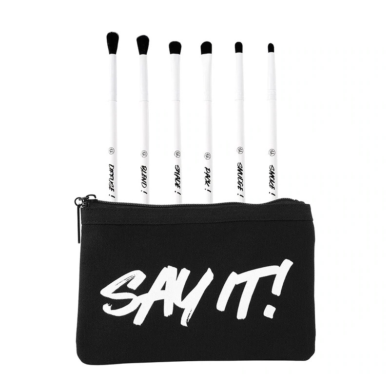 Bộ cọ mắt Bhcosmetics SAY IT! 6 Piece Eye Brush Set with Bag