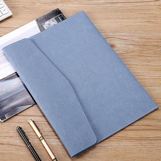 Waterproof Leather A4 Business Briefcase File Folder Document Paper Organizer