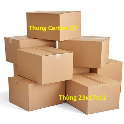 Hộp Carton 23x17x12  GIÁ RẺ  1 Hộp Carton