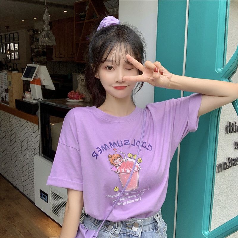 Áo thun tay lỡ SUMMER COOL form 40-65kg Nam Nữ