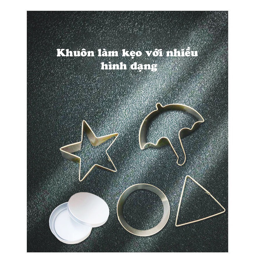 Squid Game - Khuôn Làm Bánh Quy , Kẹo Kèm Hộp Đựng Phim Trò Chơi Con Mực Hot Trend 2021