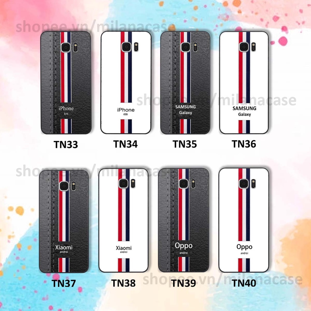 Ốp Samsung S6 / S6 EDGE / S7 / S7 EDGE in giả da phong cách thể thao, cá tính, thời trang