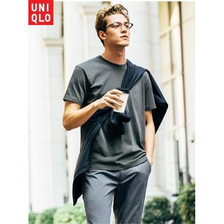 Áo thun nam Uniqlo 100% Supima cotton - Cổ tròn trơn cộc tay (COLORFUL18)