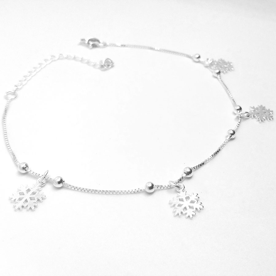 [Mã FARSBR151 giảm 100% đơn 0đ] Lắc Chân Nữ Lc060 Bạc ý Bạc Hiểu Minh | BigBuy360 - bigbuy360.vn