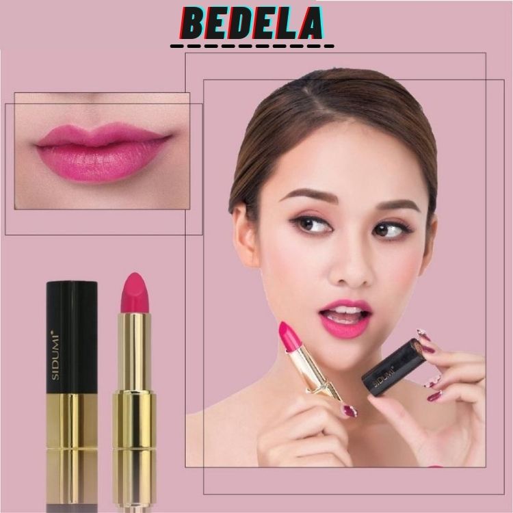 Son Lì Không Trôi Chính Hãng SIDUMI Mềm Như Nhung Dạng Thỏi Velvet Matte Lipstick BDL225 BEDELA