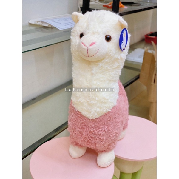 Alpaca khung gỗ 112cm ngồi được  có hình thật♥️