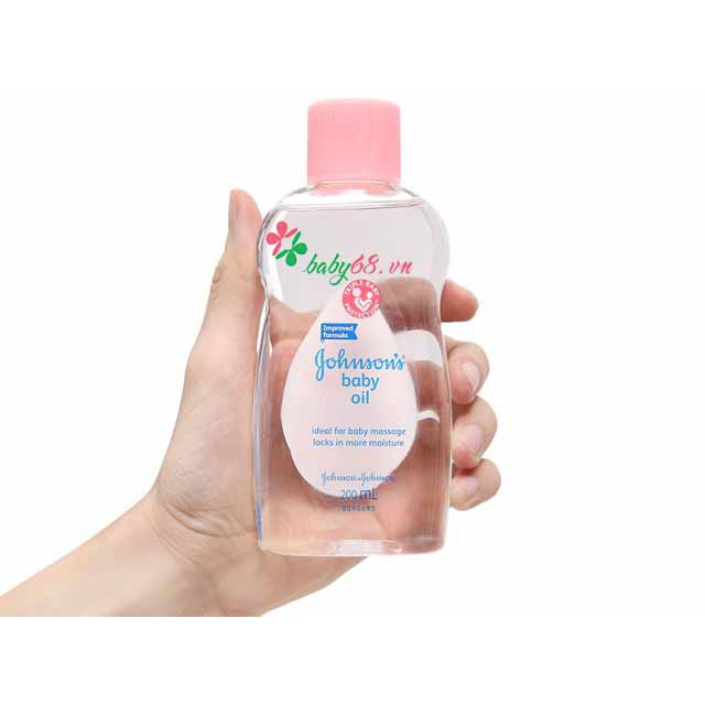 Dầu massage dưỡng ẩm Johnson's Baby Oil 50ml &amp; 200ml (mát xa)