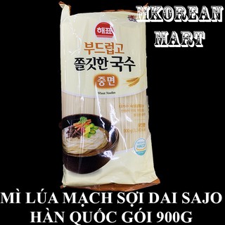 Mì lúa mạch sợi dai sajo hàn quốc gói 900g