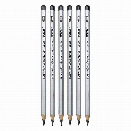Bút chì Marco đen độ cứng 7B (2 chiêc) VPP Tiên Tiến