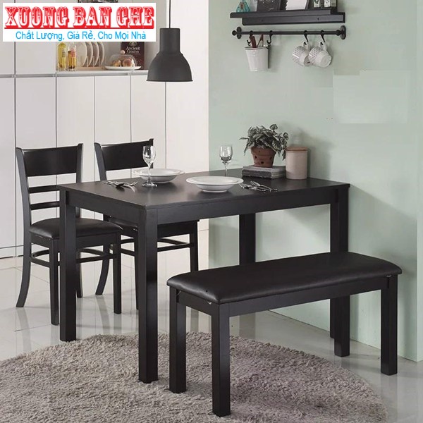 Freeship. bộ bàn ăn 2 ghế RICKTAR kèm băng: HCM, BIÊN HÒA BÌNH DƯƠNG