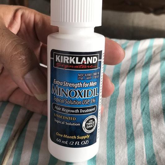 Sáp kích thích mọc râu 100% Minoxidil Kirkland Biotin 713