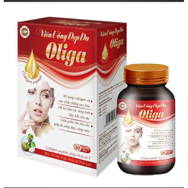 Viên uống dưỡng da OLIGA ( hộp 30 viên). | Thế Giới Skin Care