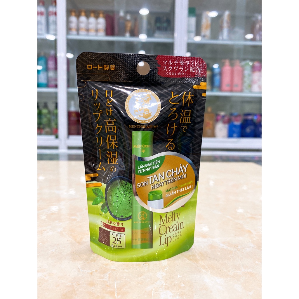 Son Dưỡng Môi Mentholatum Melty Cream Lip Nhật Bản 2.4g