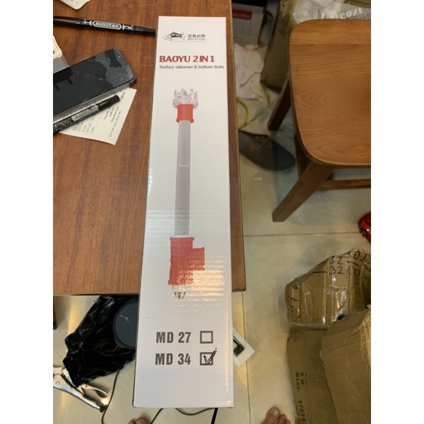 BỘ HÚT MẶT HÚT ĐÁY BAOYU 2IN1 MD 27  và MD 34