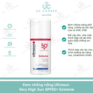 [Bill UK] Kem chống nắng Ultrasun đỏ Ultrasun Very High Sun SPF50+ Extreme