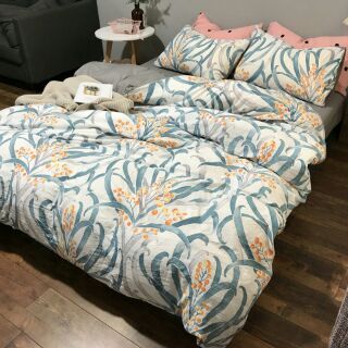Chăn ga gối cotton đũi