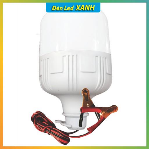 Bóng Đèn Led 12V Có Đầu Kẹp Bình, đèn led dùng cho bình ac quy tiện lợi, siêu tiết kiệm điện