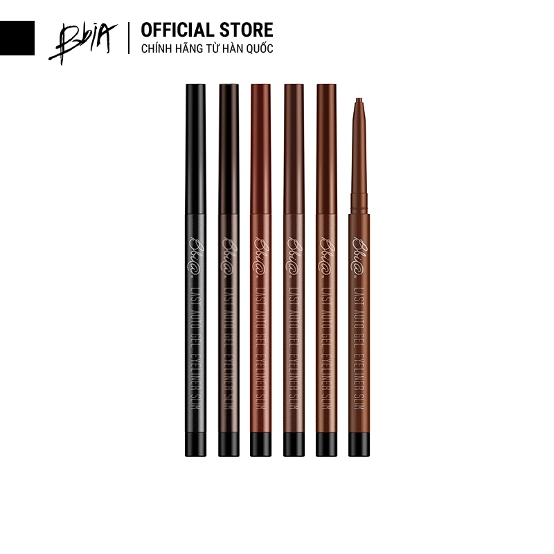 Chì Kẻ Mắt Bbia Last Auto Gel Eyeliner Slim (5 màu) 0.1g Bbia Official Store