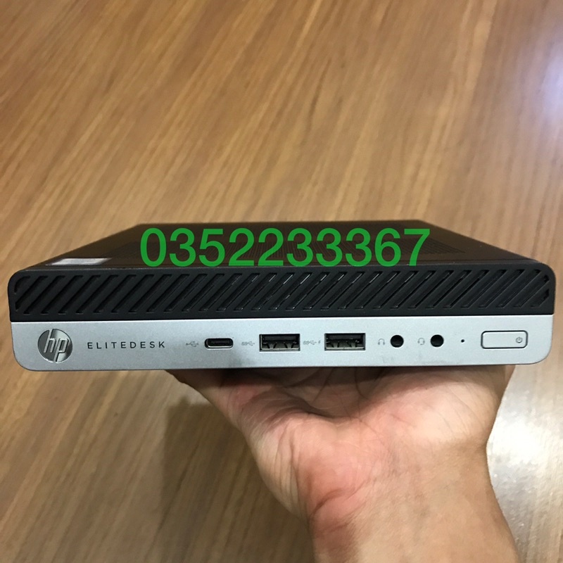 Tiny PC, mini PC HP EliteDesk 800 G3, i5-6500 3.20Ghz lõi tứ, RAM 8G mới 99%