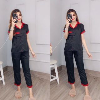 Phi bóng cổ phối mẫu mới cực đẹp, chất liệu mịn đẹp, mặc nhà sang trọng