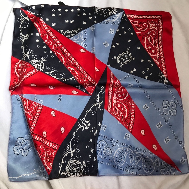 Khăn turban lụa vuông mini size 58x58cm - Maben