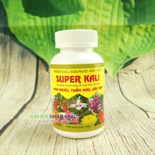 Super kali cho lan, phân bón super kali giúp cây ra hoa nhiều lọ 100g - T213