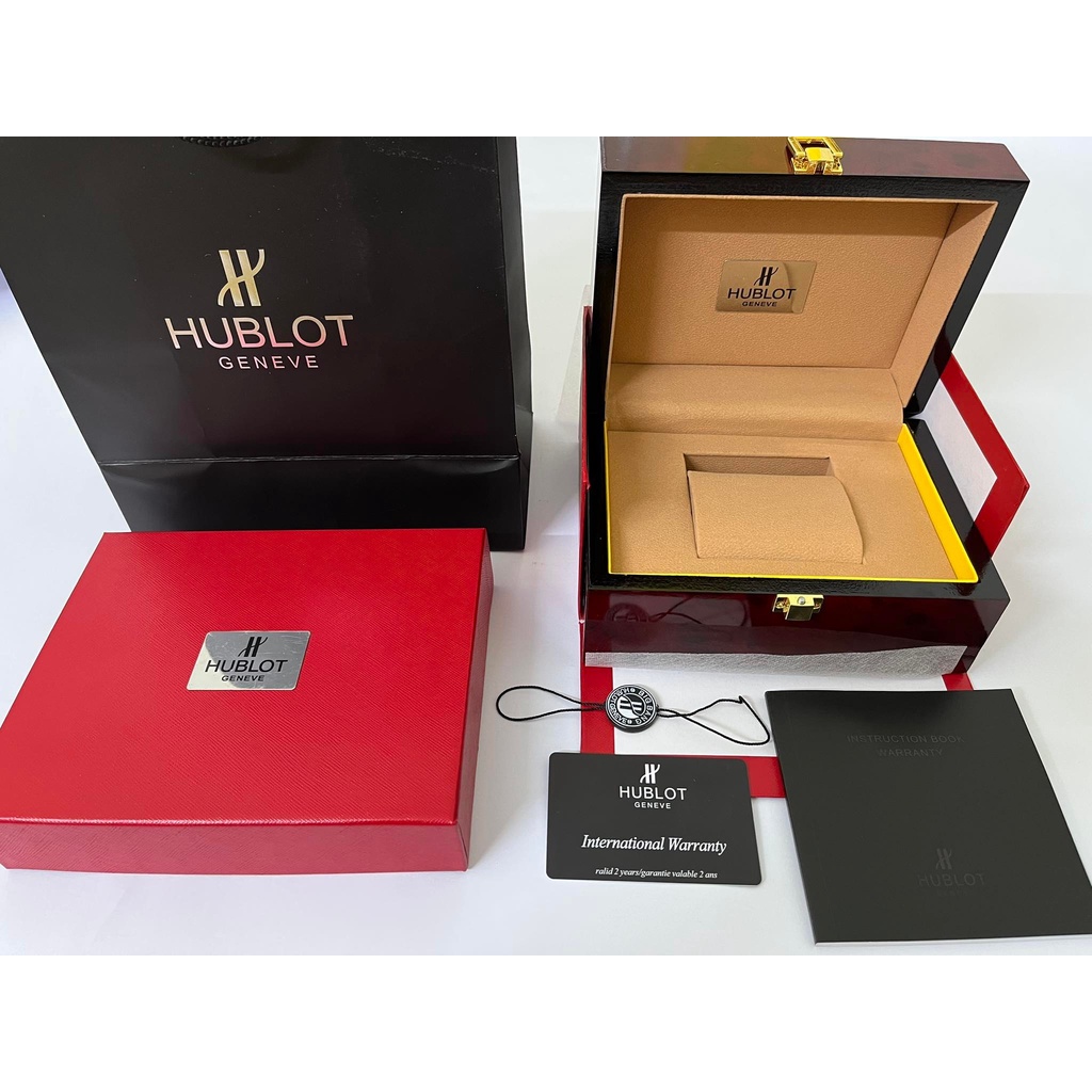 Hộp Đựng Đồng Hồ Rolex, Hublot Loại Cao Cấp Nhất, Đầy Đủ Túi Xách, Thẻ, Hộp sổ. ( ảnh shop chụp)