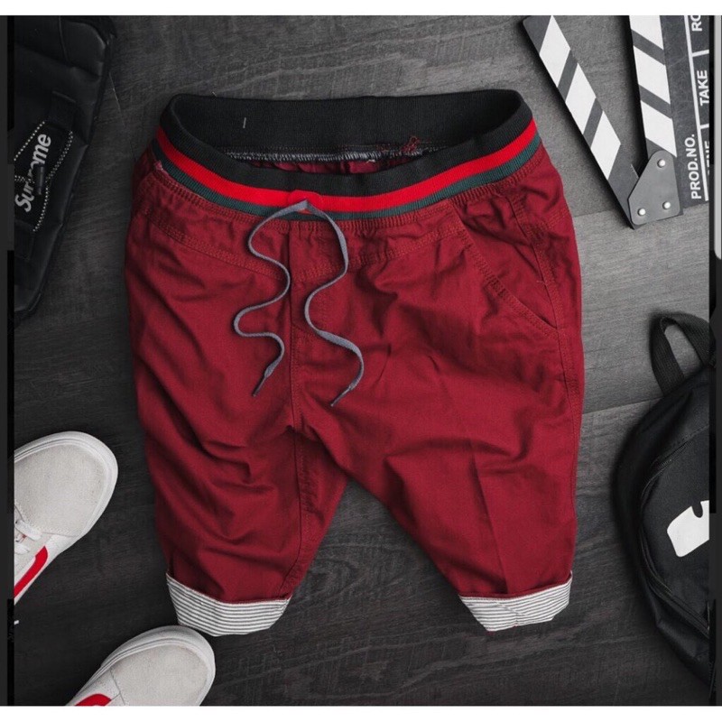 Quần short nam kaki lưng thun LD12