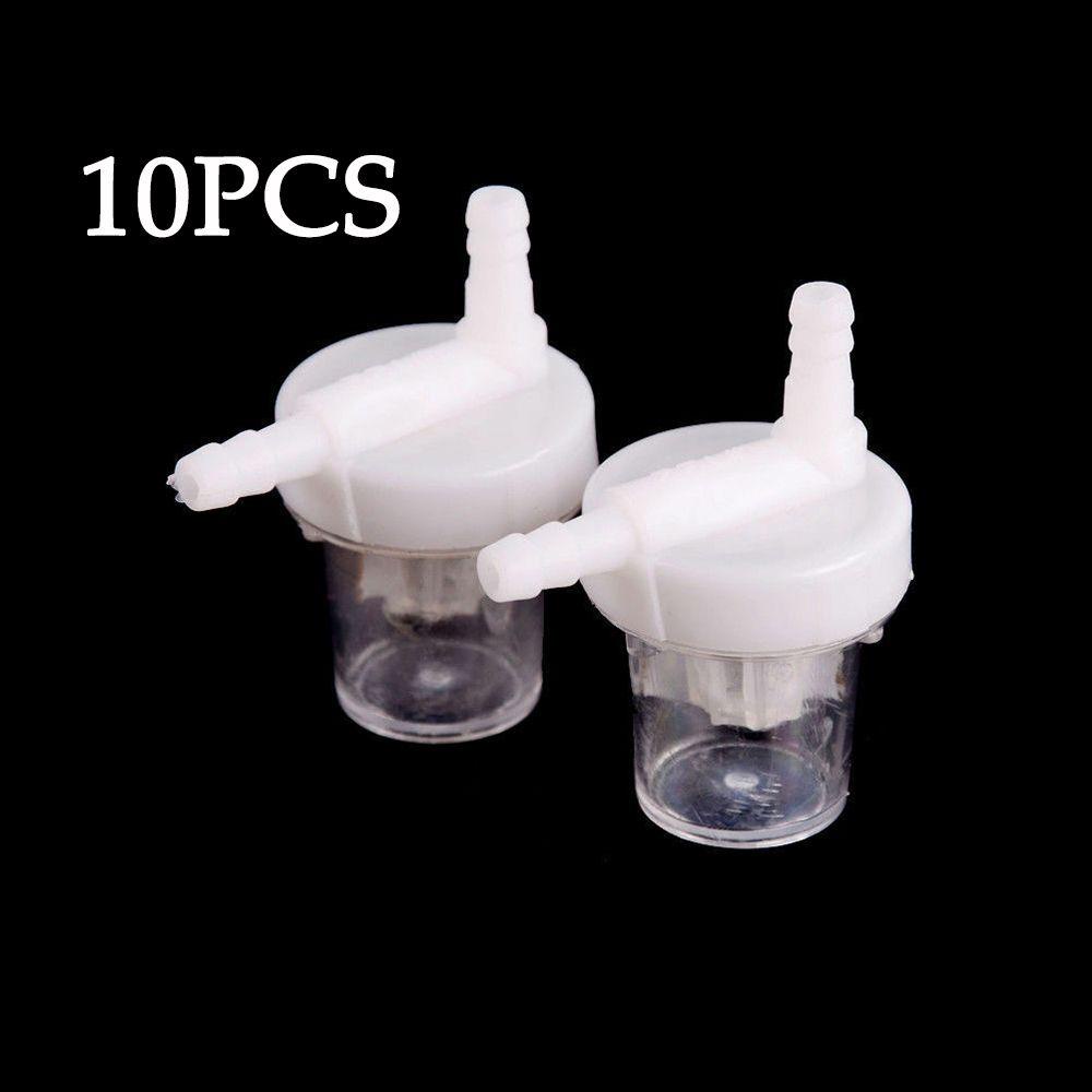 Set 10 Bộ Lọc Nhiên Liệu Cỡ Lớn 1 / 4 '' 6mm Chất Lượng Cao Dành Cho Xe Mô Tô