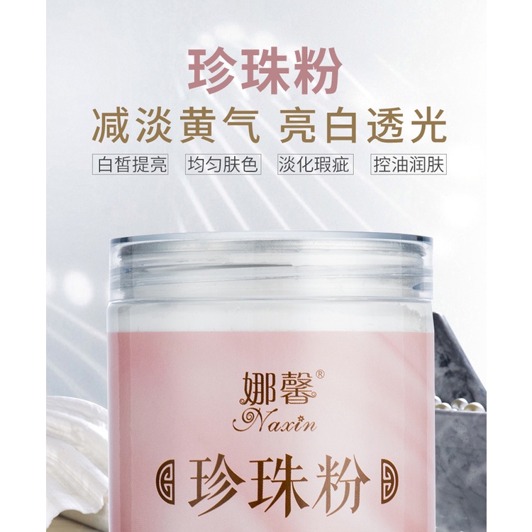 Bột Đắp Mặt Nạ Ngọc Trai 300g Mềm Mịn Dưỡng Ẩm Làm Trắng Da Loại Bỏ Mụn