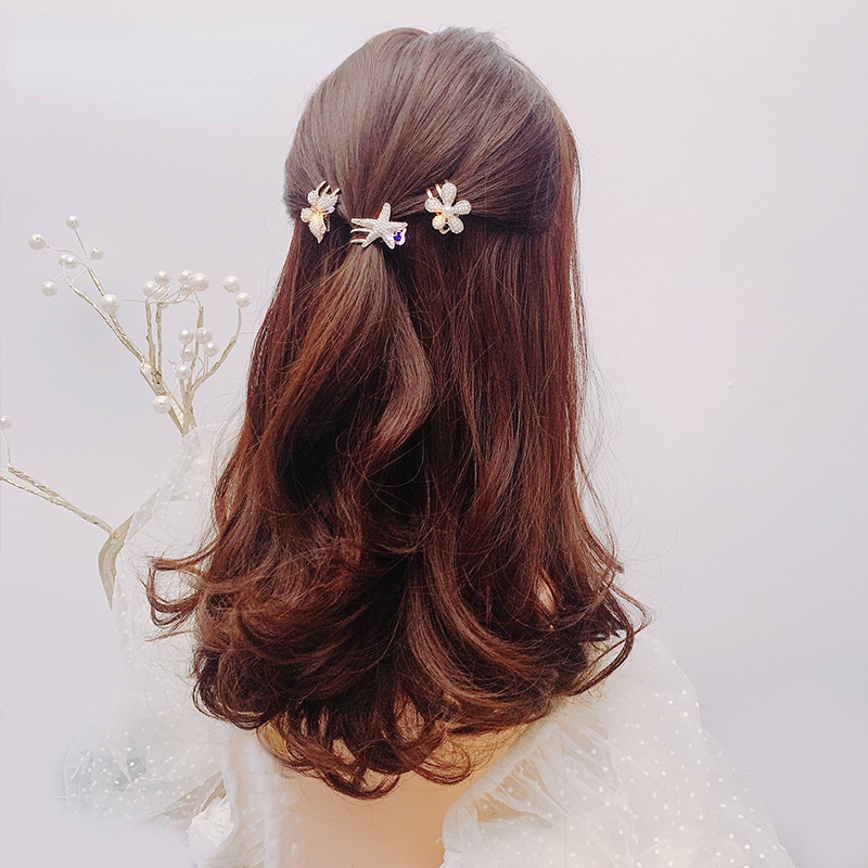 Mắt mèo kim cương bướm phụ kiện thời trang kẹp tóc Kẹp tóc nữ cao cấp hàn quốc