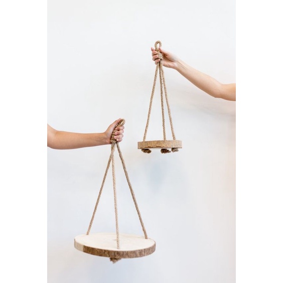 Kệ Gỗ Treo Phong Cách Vintage Sáng Tạo